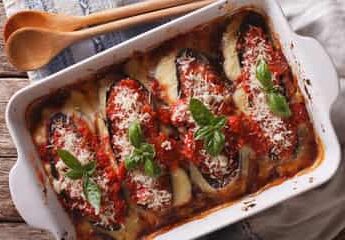 Italian eggplant baked