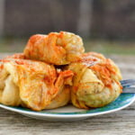 Chicken Stuffed Cabbage Momo