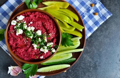 Beetroot and Feta Dip